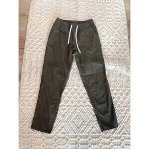 Vuori Pants Womens Small Green Ripstop Raw Hem Pull On Drawstring Outdoors XS